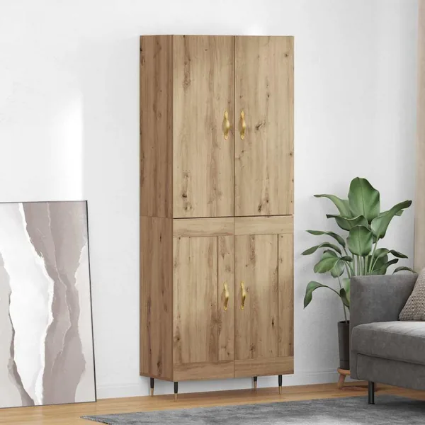 Haut Armoire Chêne artisanal 69,5 x 34 x 180 cm