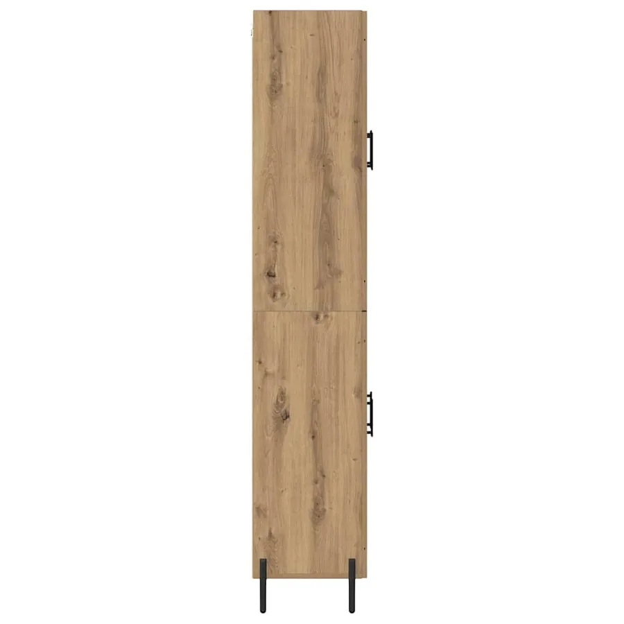 Haut Armoire Chêne artisanal 69,5 x 34 x 180 cm - 9