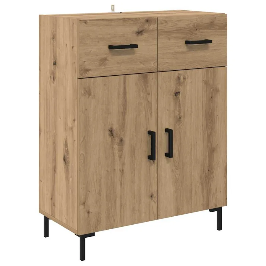 Haut Armoire Chêne artisanal 69,5 x 34 x 180 cm - 6