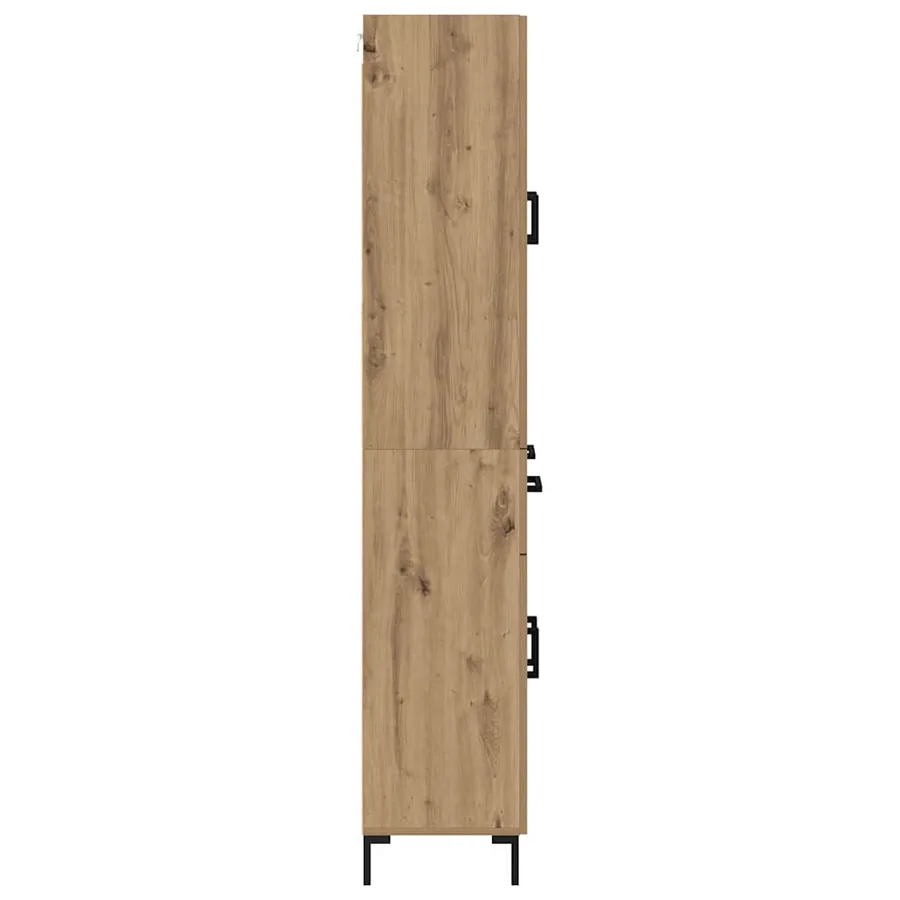 Haut Armoire Chêne artisanal 69,5 x 34 x 180 cm - 9