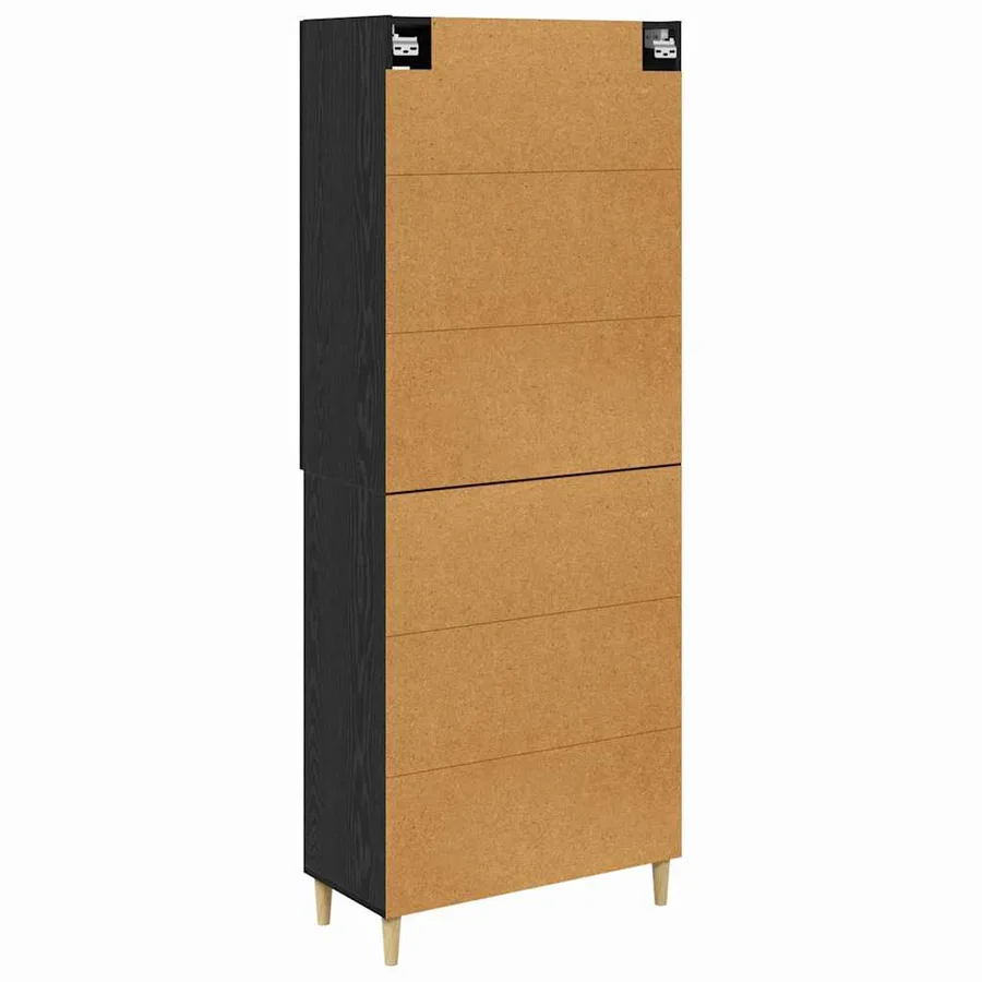 Haut Armoire Chêne noir 69,5 x 34 x 180 cm - 10