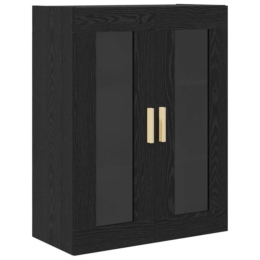 Haut Armoire Chêne noir 69,5 x 34 x 180 cm - 7