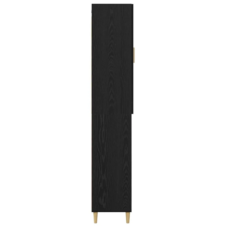 Haut Armoire Chêne noir 69,5 x 34 x 180 cm - 9