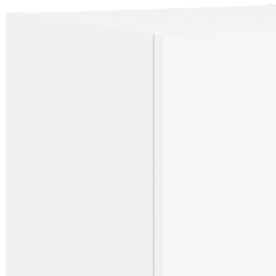 Meuble TV muraux 5 pcs avec lumières LED blanc - 10