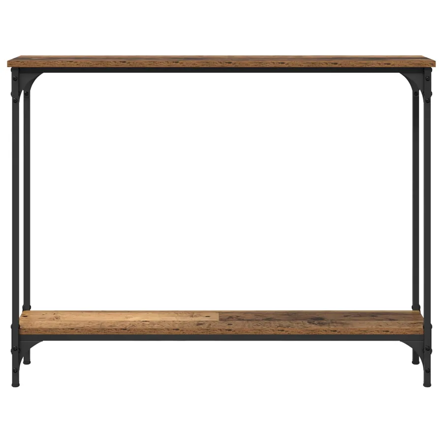 Table console Bois Ancien 100 x 22,5 x 75 cm Bois d'ingénierie - 5