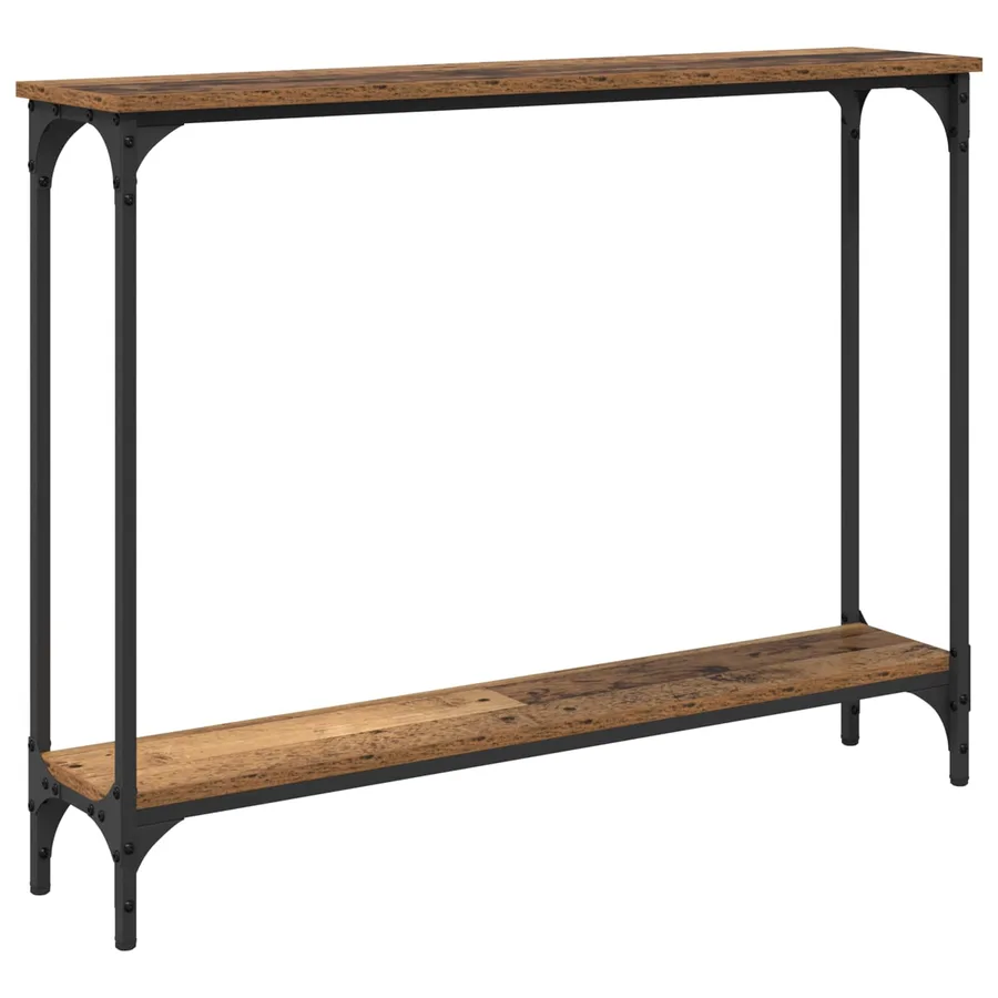 Table console Bois Ancien 100 x 22,5 x 75 cm Bois d'ingénierie - 7