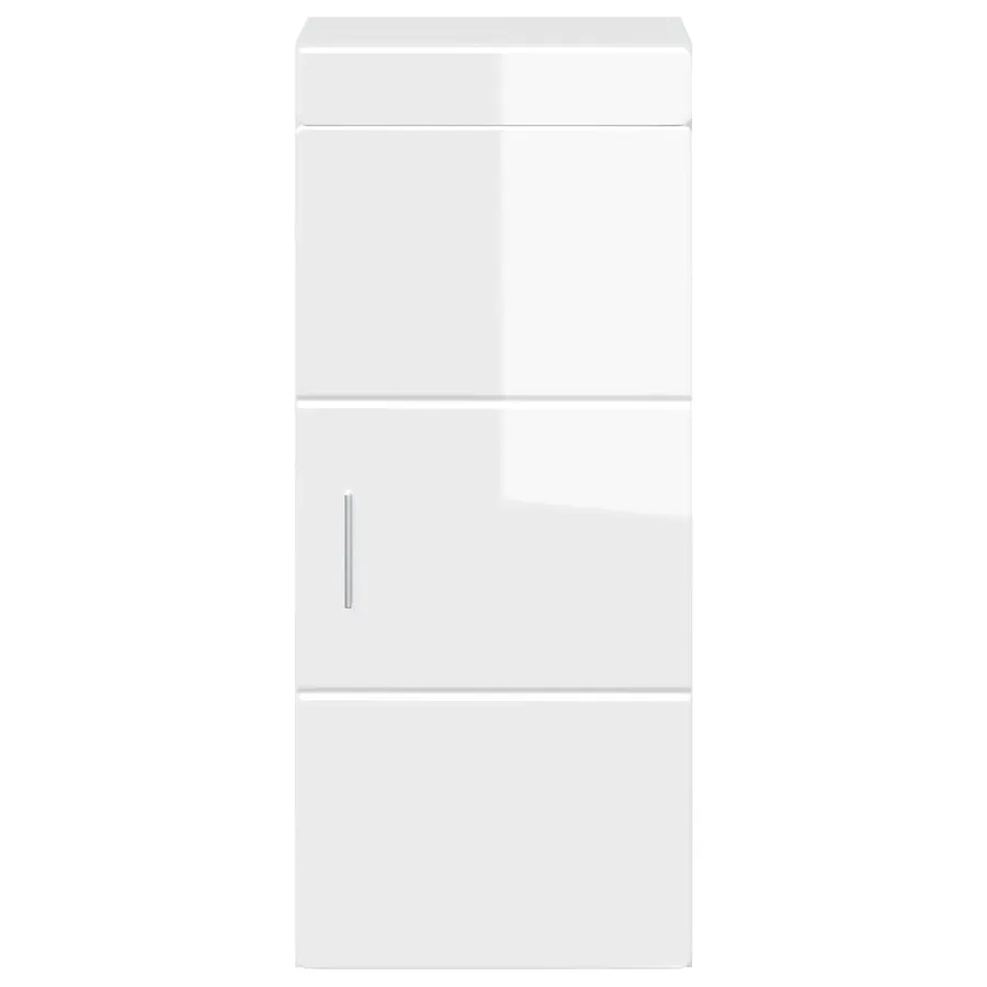 Armoire murale de salle de bain avec porte TULUM Blanc brillant - 6