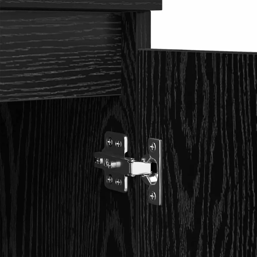 Buffets 2 pcs Chêne noir 60 x 35 x 70 cm Bois d'ingénierie - 8