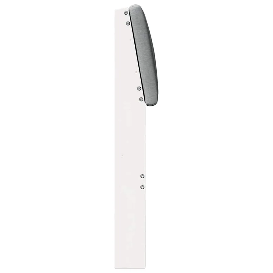 Tête de lit capitonnée Gris clair 75 cm Pin massif - 5