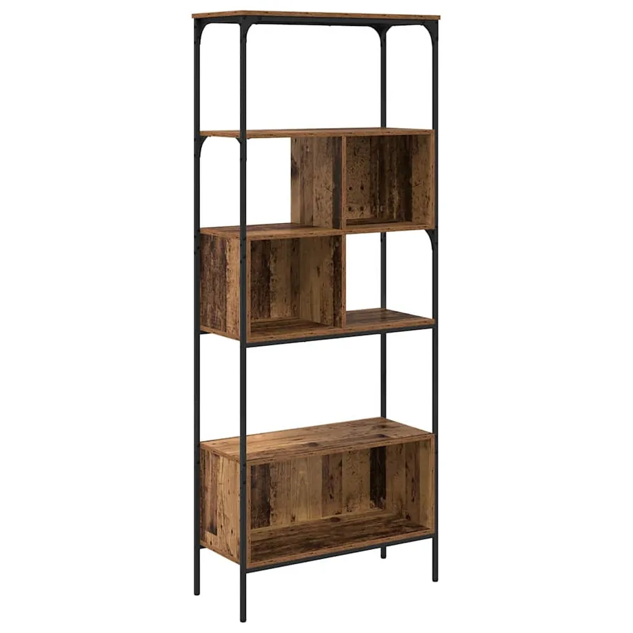 Bibliothèque Bois Ancien 76 x 33 x 188,5 cm Bois d'ingénierie - 2