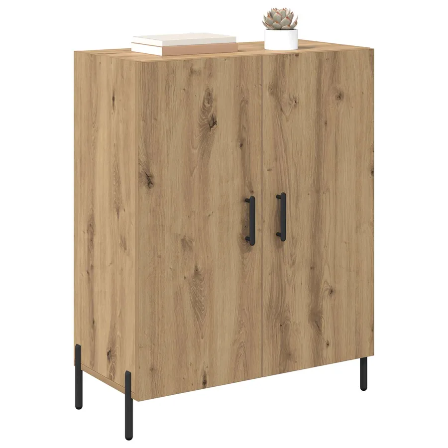 Buffet Chêne artisanal 69,5 x 34 x 90 cm Bois d'ingénierie - 3