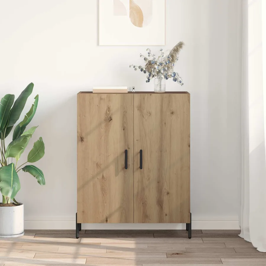 Buffet Chêne artisanal 69,5 x 34 x 90 cm Bois d'ingénierie - 4