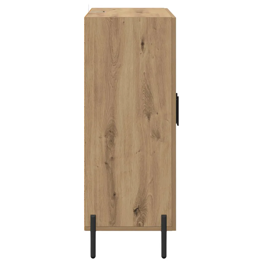 Buffet Chêne artisanal 69,5 x 34 x 90 cm Bois d'ingénierie - 7