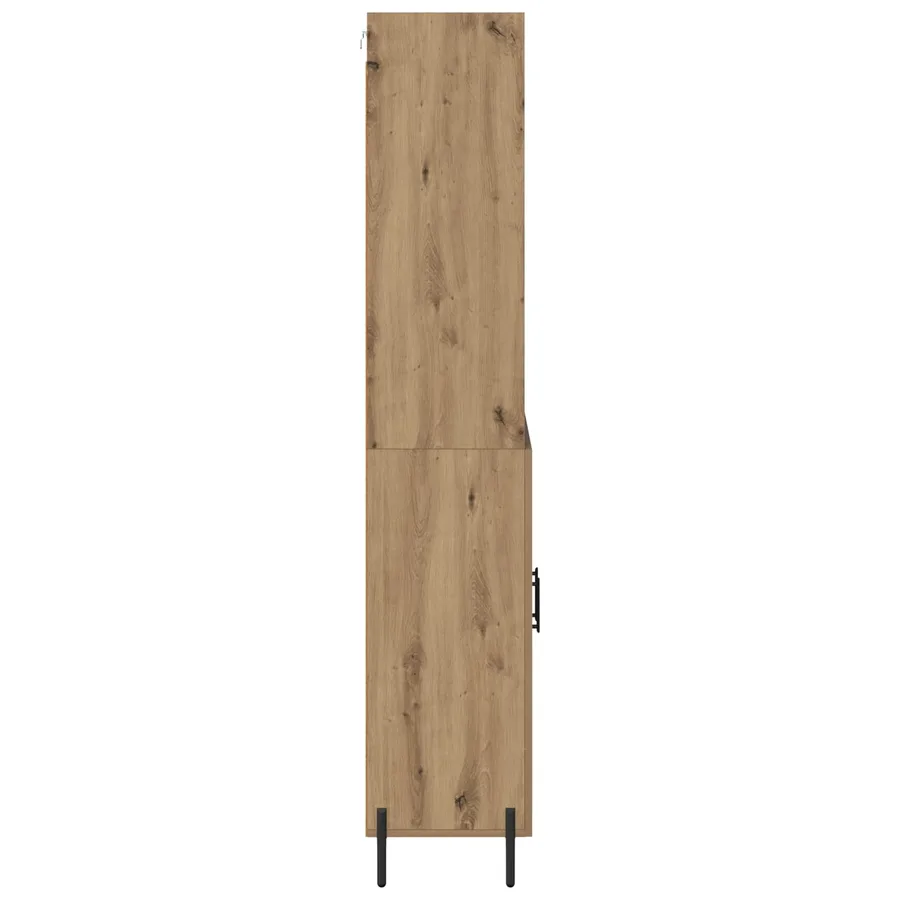 Haut Armoire Chêne artisanal 69,5 x 32,5 x 180 cm - 9