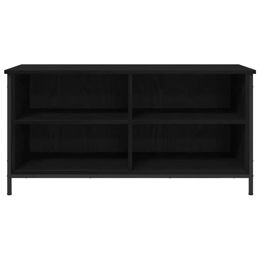 Meuble TV Chêne noir 100 x 40 x 50 cm Bois d'ingénierie - 5