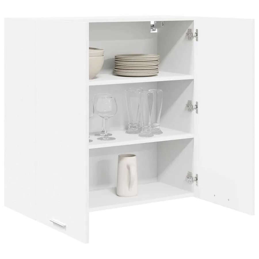 Armoire suspendue Blanc 80 x 31 x 80 cm Bois d'ingénierie - 3