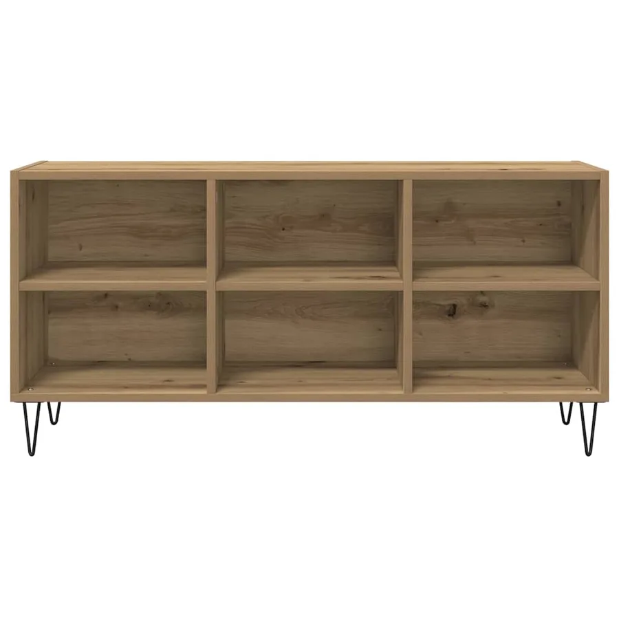 Meuble TV 103,5 x 30 x 50 cm Chêne artisanal Bois d'ingénierie - 5