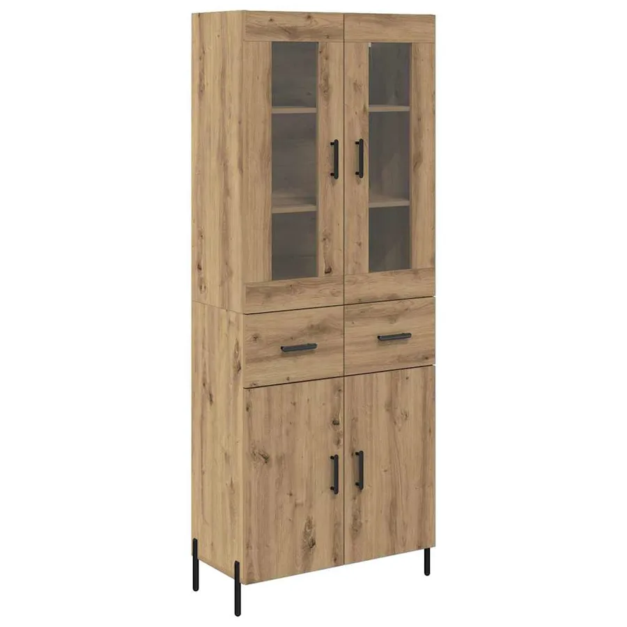 Haut Armoire Chêne artisanal 69,5 x 34 x 180 cm - 2