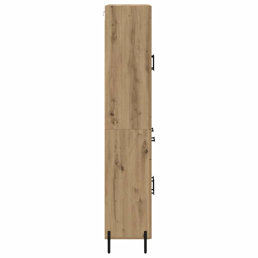 Haut Armoire Chêne artisanal 69,5 x 34 x 180 cm - 9