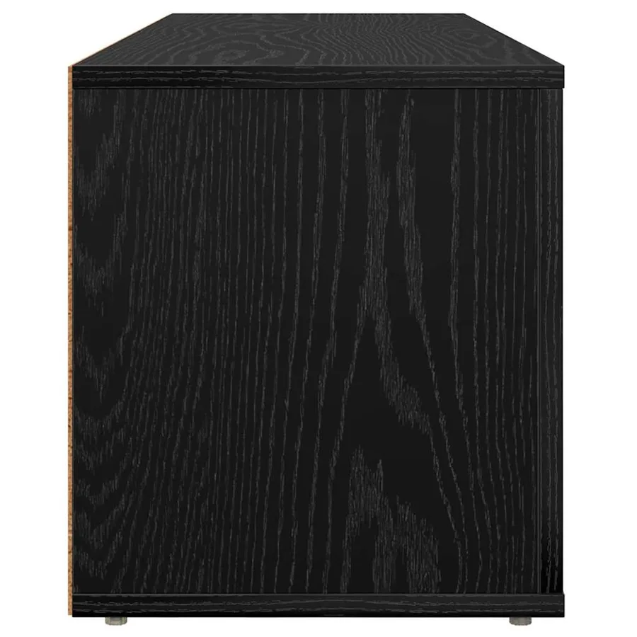 Meuble TV Chêne noir 100 x 31,5 x 35 cm Bois d'ingénierie - 7