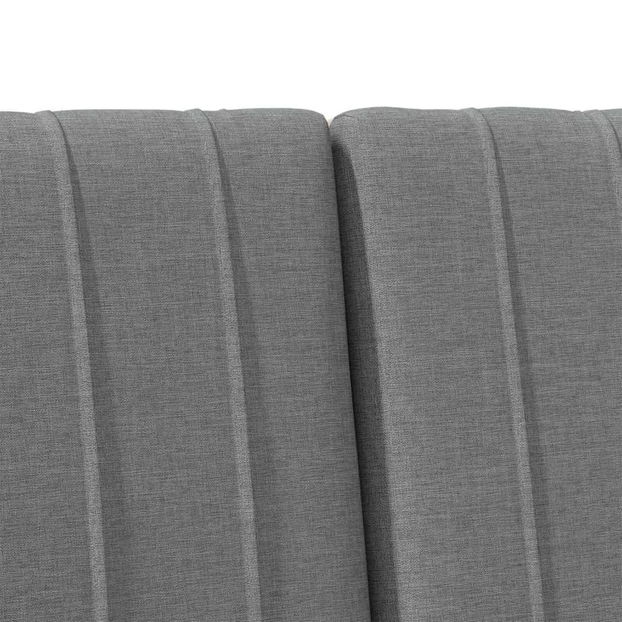 Tête de lit capitonnée Gris foncé 160 cm Pin massif - 7