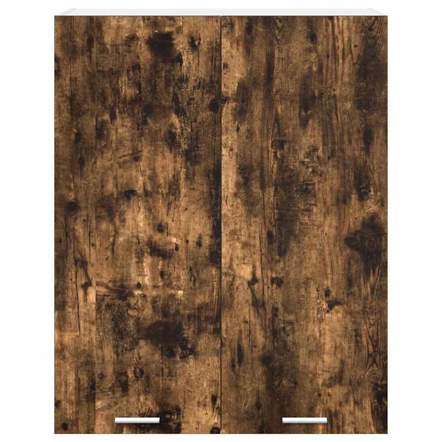 Armoire suspendue Chêne fumé 80 x 31 x 100 cm Bois d'ingénierie - 6