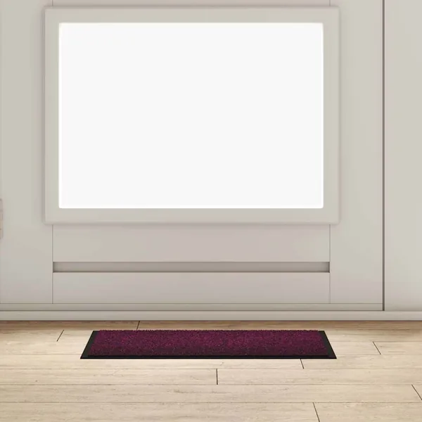 Tapis de porte Bordeaux 60 x 40 x 1.2 cm Tissu en teddy