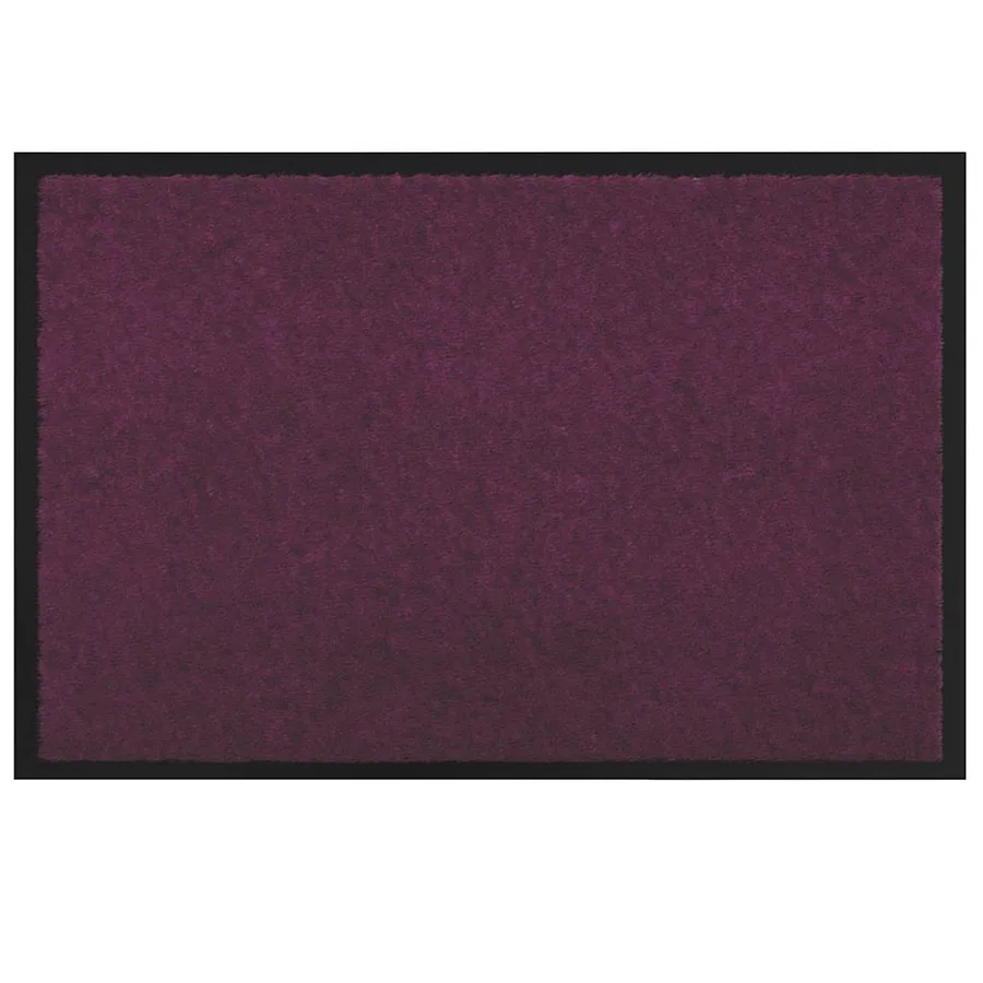 Tapis de porte Bordeaux 60 x 40 x 1.2 cm Tissu en teddy - 2