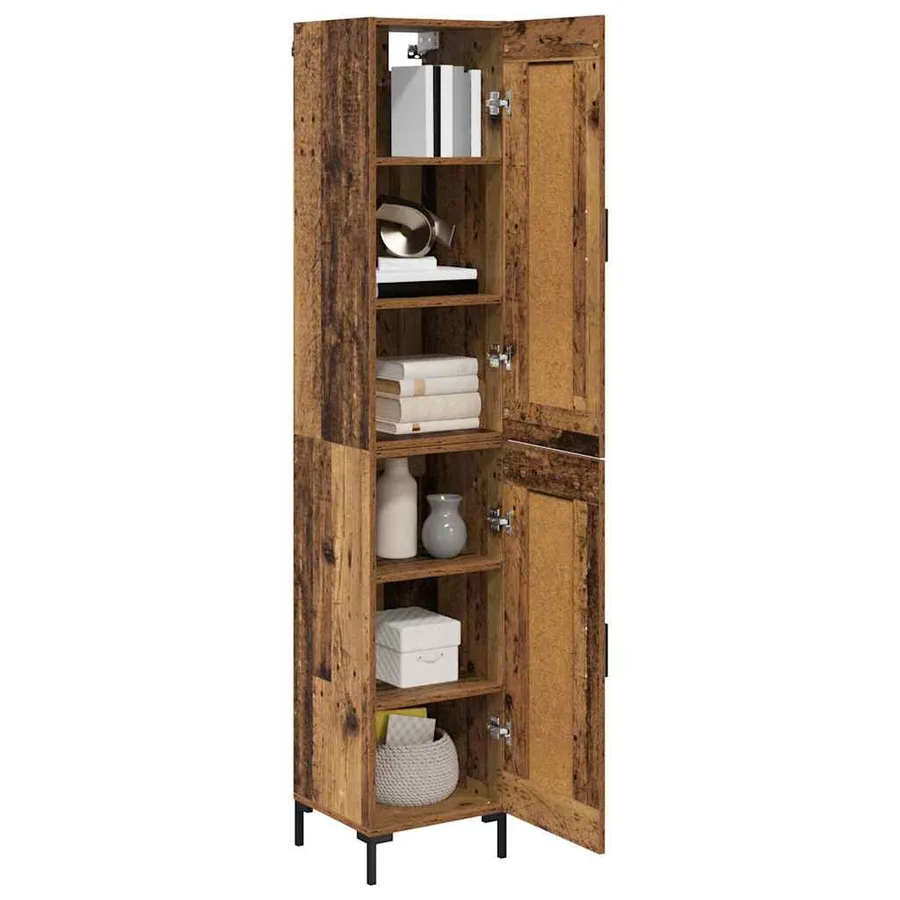Haut Armoire Bois Ancien 34,5 x 34 x 180 cm Bois d'ingénierie - 3