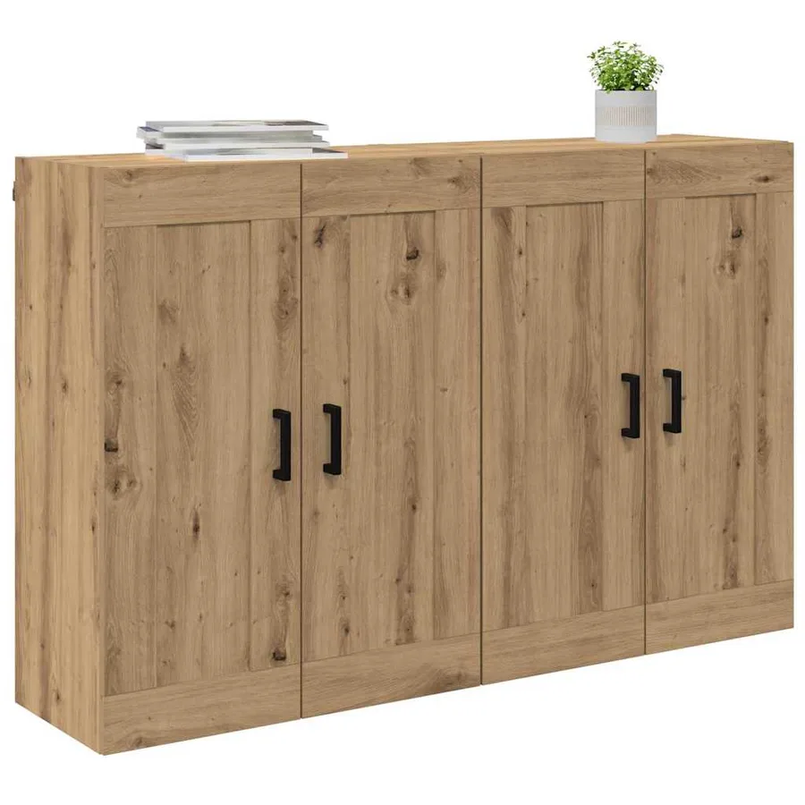 Meuble mural 2 pcs Chêne artisanal 69,5 x 34 x 90 cm - 3