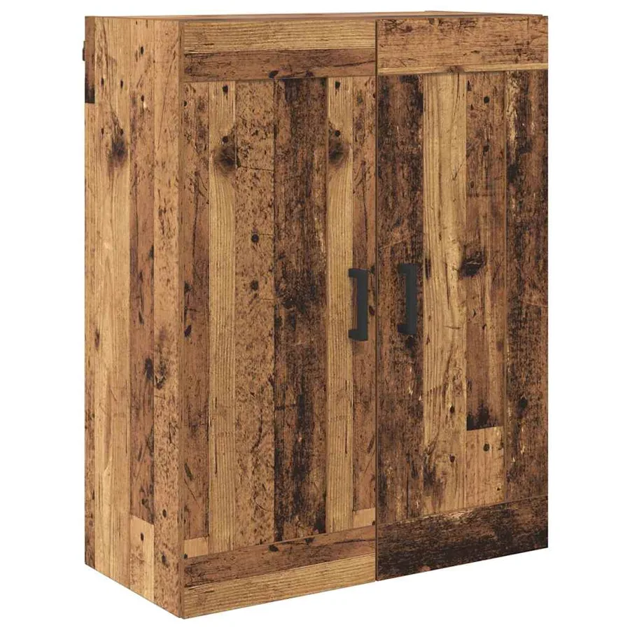 Meuble mural Montage mural 2 pcs Bois ancien 69,5 x 34 x 90 cm - 7