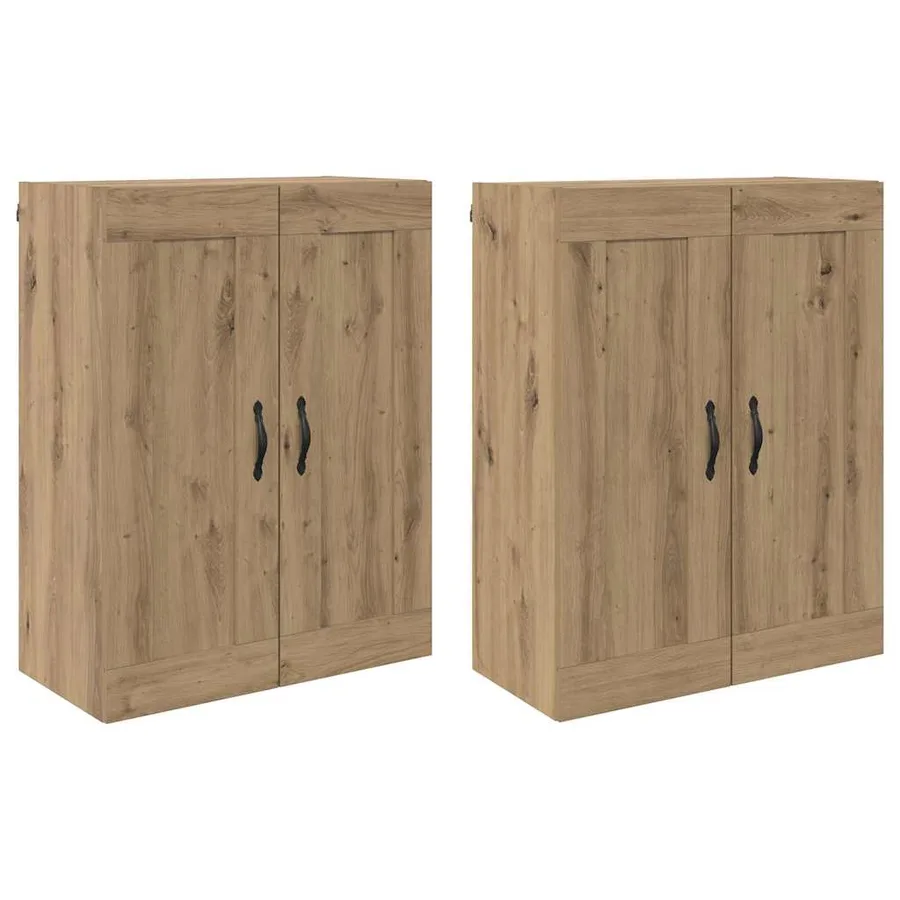 Meuble mural 2 pcs Chêne artisanal 69,5 x 34 x 90 cm - 2