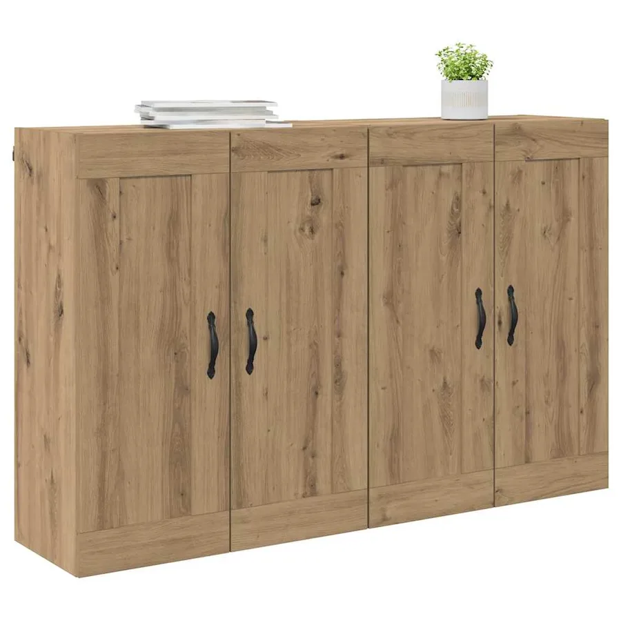 Meuble mural 2 pcs Chêne artisanal 69,5 x 34 x 90 cm - 3