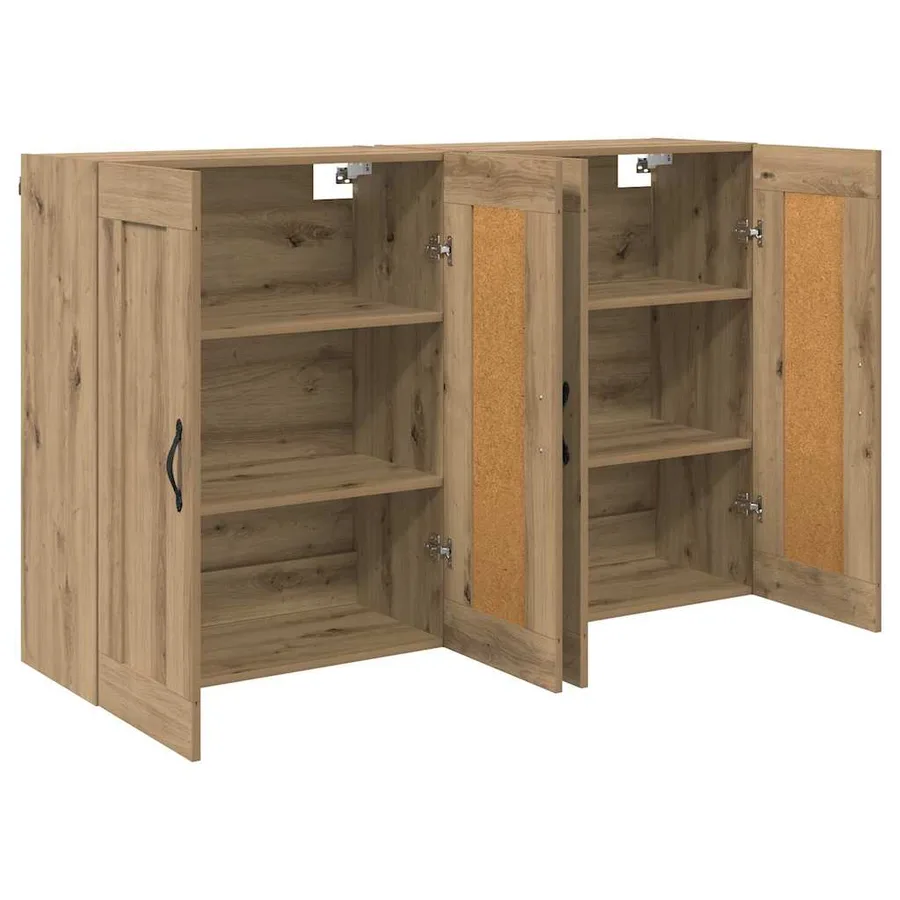 Meuble mural 2 pcs Chêne artisanal 69,5 x 34 x 90 cm - 6
