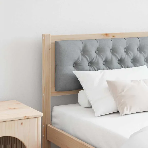 Tête de lit Marron et gris clair 180 cm Bois massif en pin