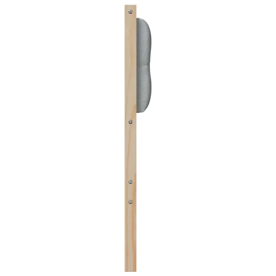 Tête de lit Marron et gris clair 180 cm Bois massif en pin - 5
