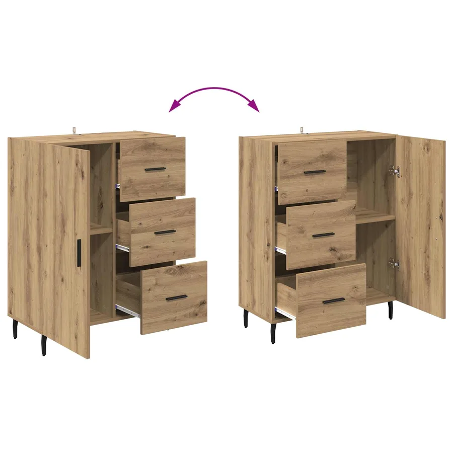 Buffet Chêne artisanal 69,5 x 34 x 90 cm - 8