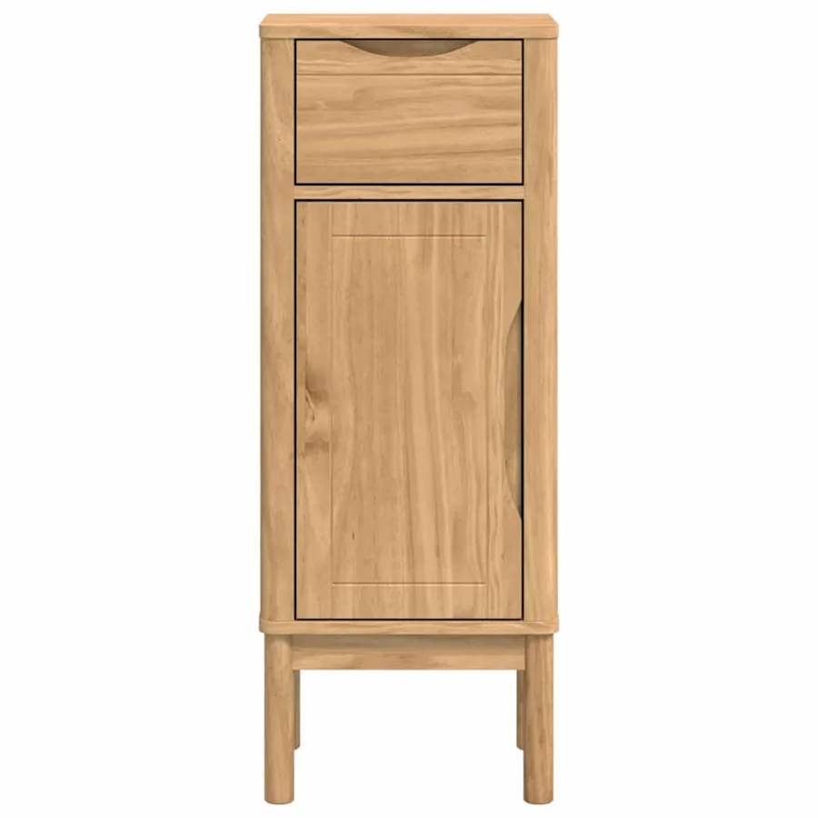 Armoire de salle de bain FLORO Cire marron 35 x 30 x 90 cm - 6