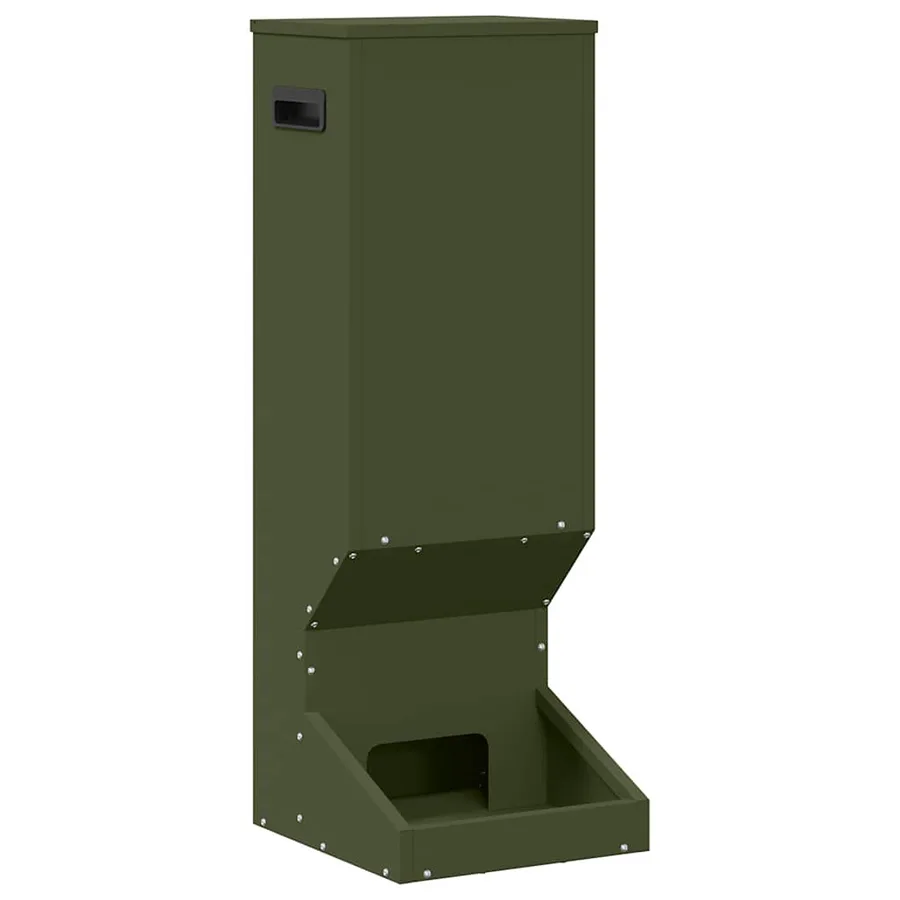 Nourrisseur pour cerfs Vert olive 28 x 30 x 80 cm - 2