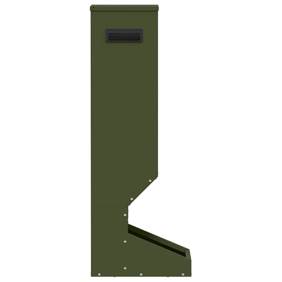 Nourrisseur pour cerfs Vert olive 28 x 30 x 80 cm - 6