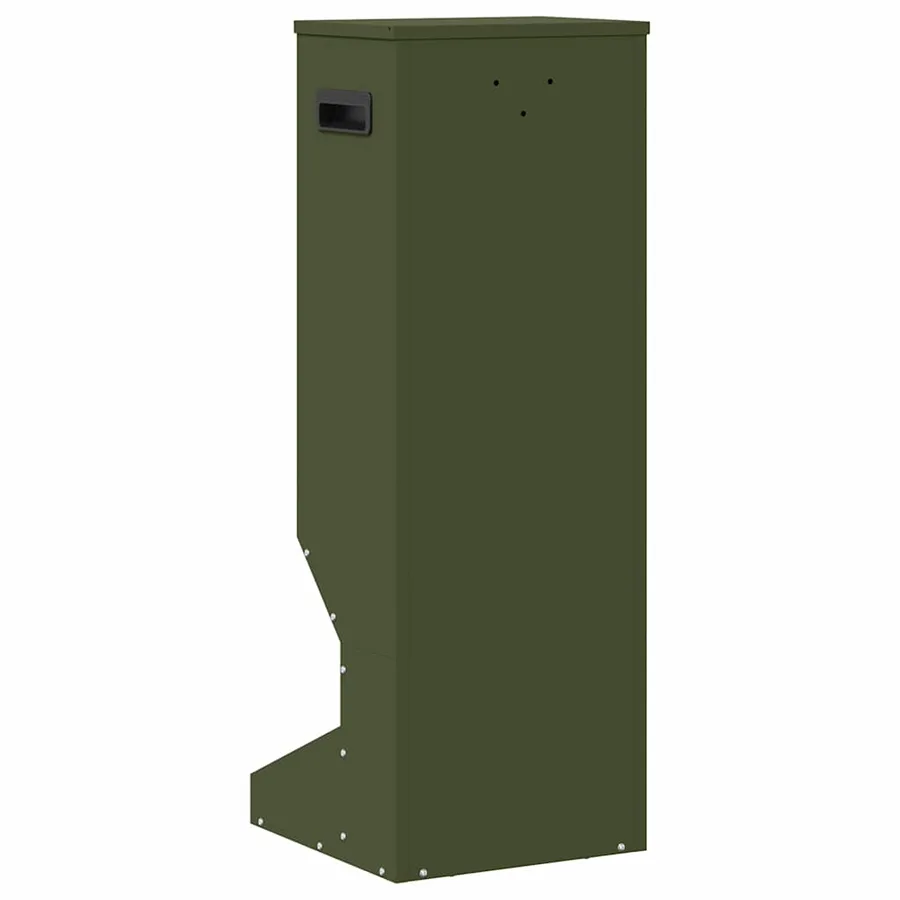Nourrisseur pour cerfs Vert olive 28 x 30 x 80 cm - 7