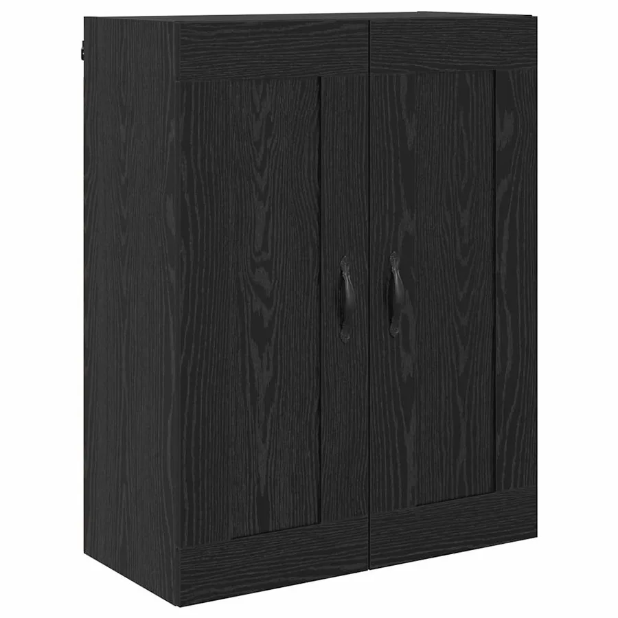 Meuble mural Chêne noir 69,5 x 34 x 90 cm Bois d'ingénierie - 2