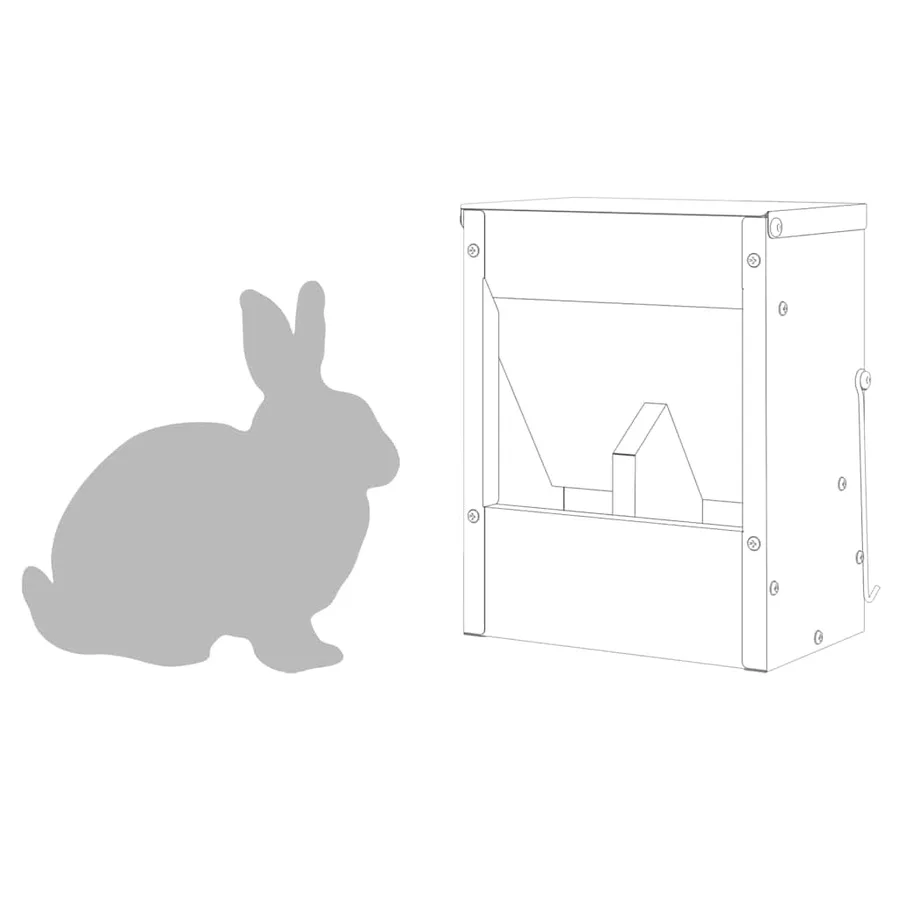 Distributeur pour lapins Vert olive 20 x 12,5 x 25 cm - 11