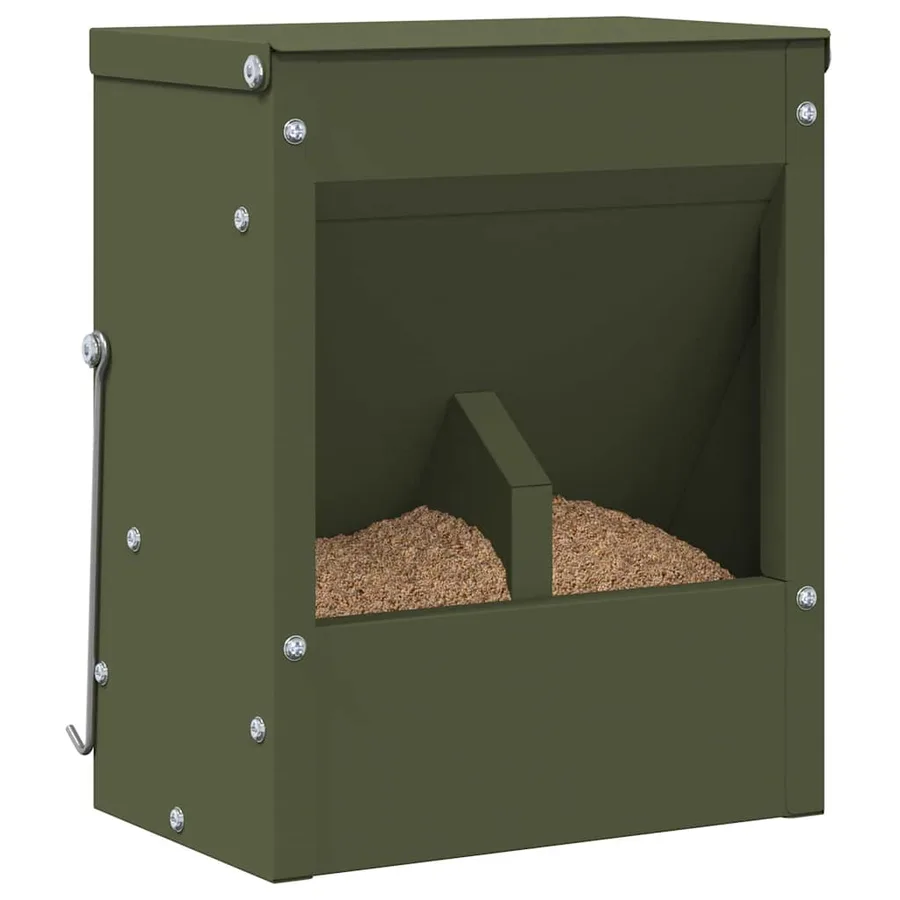 Distributeur pour lapins Vert olive 20 x 12,5 x 25 cm - 3