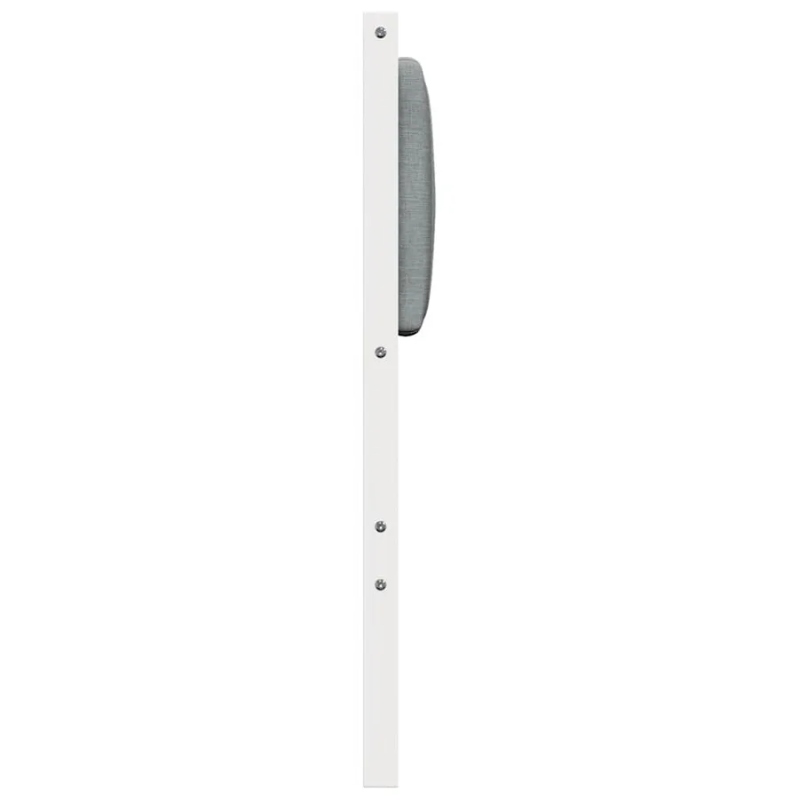 Tête de lit capitonnée avec tête de lit Blanc 100 cm Pin massif - 5