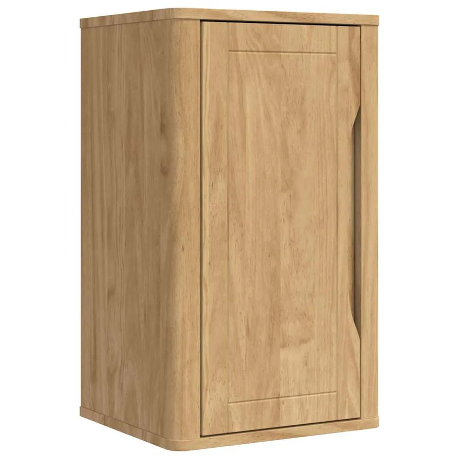 Armoire murale de salle de bain avec étagère FLORO Cire marron - 2