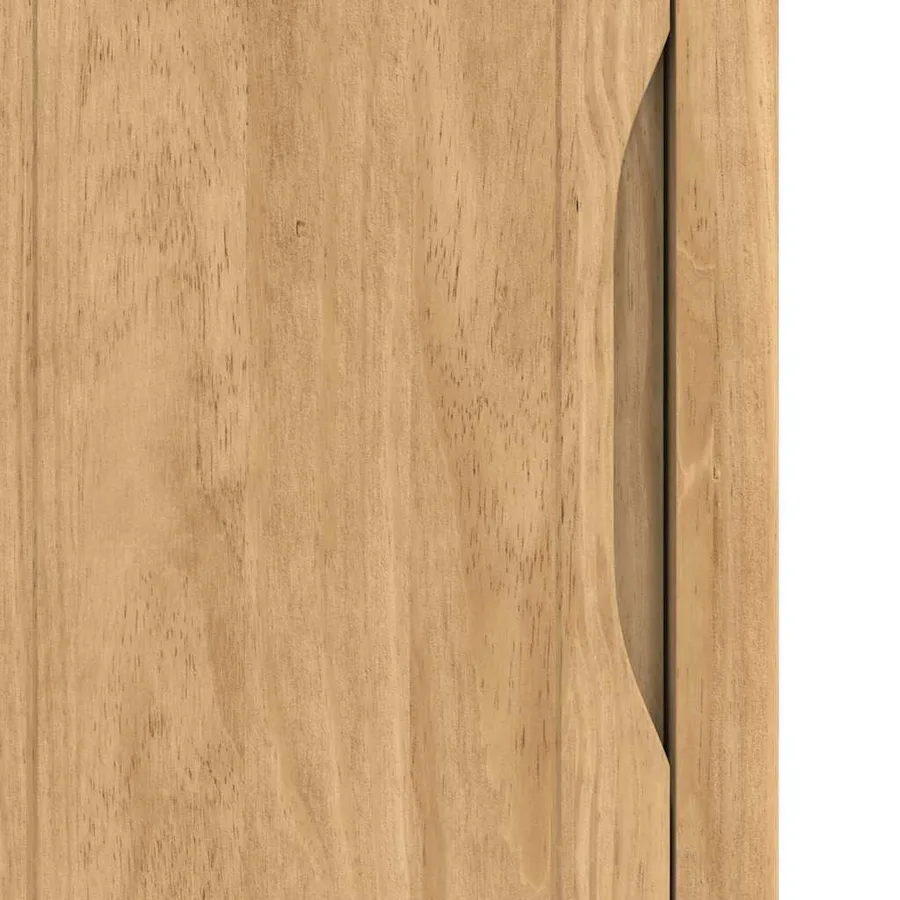 Armoire murale de salle de bain avec étagère FLORO Cire marron - 8