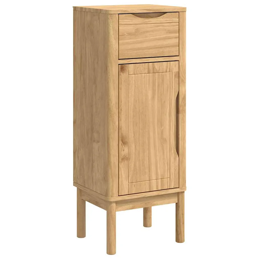 Ensemble de mobilier de salle de bain FLORO 3 pcs Cire marron - 7