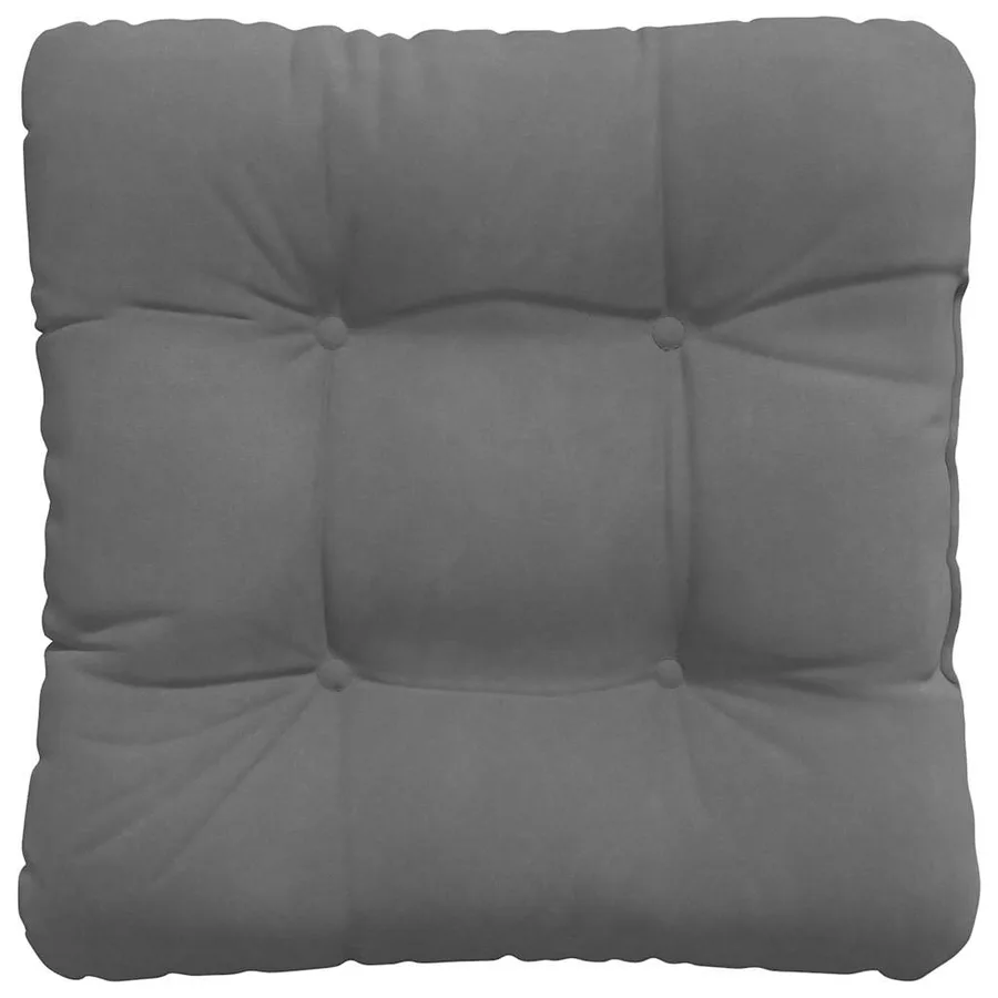 Coussins de siège 4 pcs Gris foncé 45 x 45 cm - 7