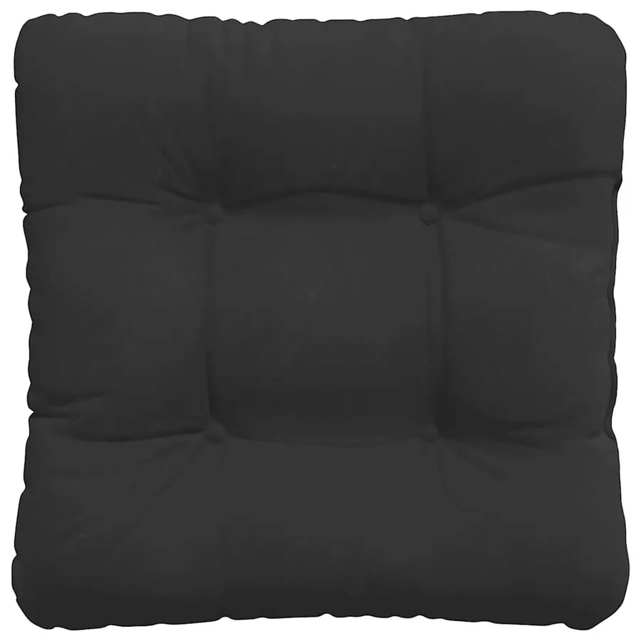 Coussins de siège 4 pcs Noir 40 x 40 cm Tissu en microfibre - 7